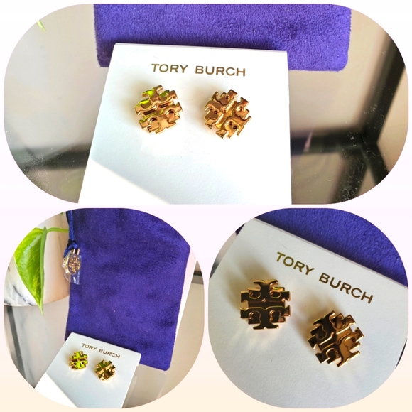 Tory Burch Gold Earrings - Picture 1 of 1